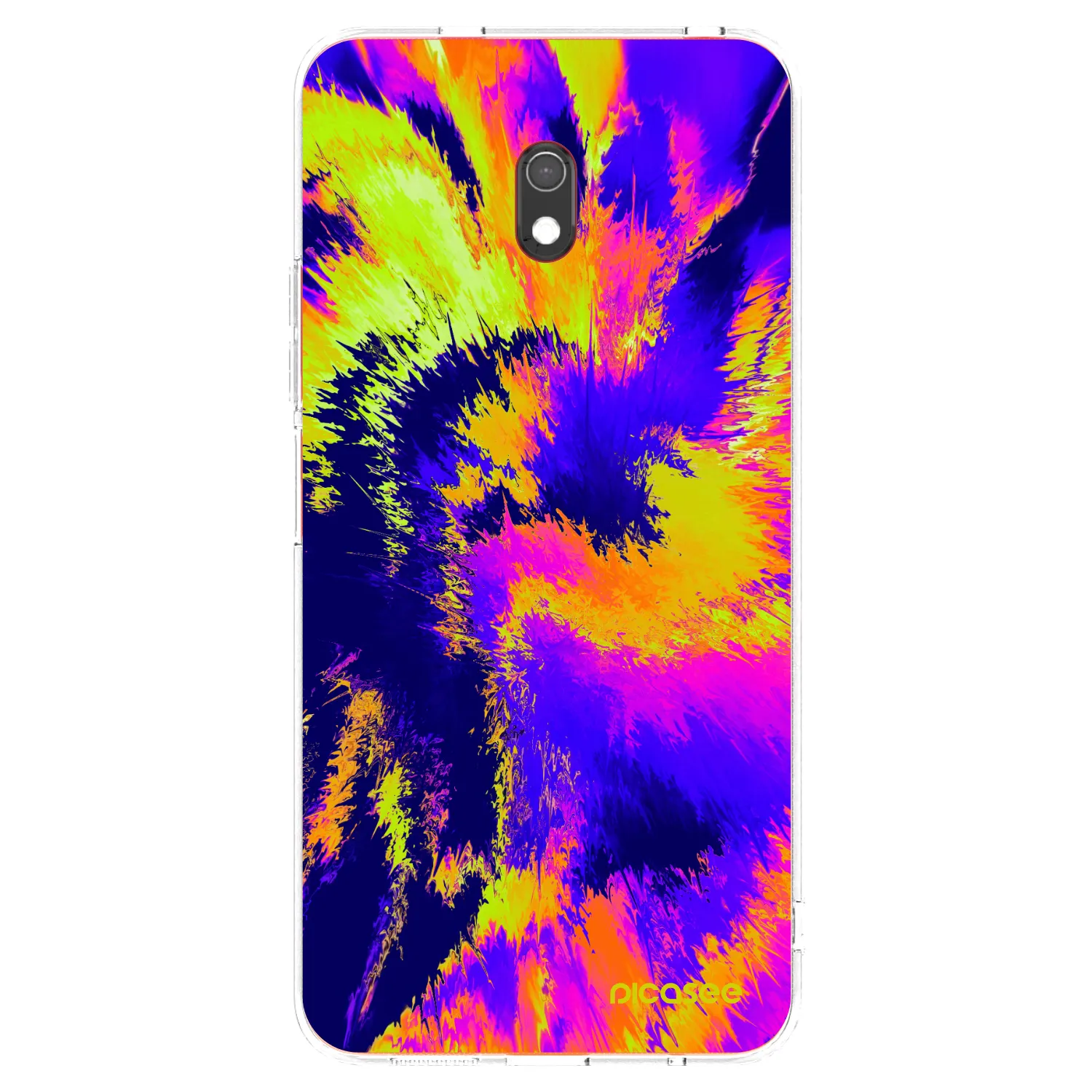 Picasee Xiaomi Redmi 8A Hülle - Transparentes Silikon - Burn