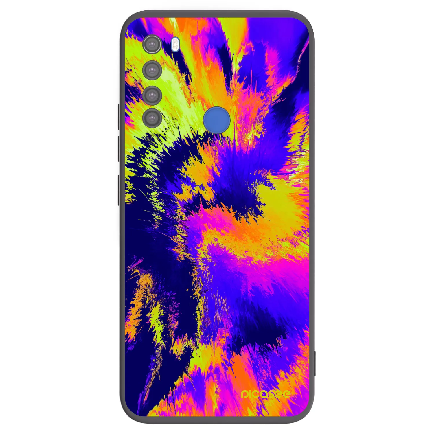 Picasee Xiaomi Redmi Note 8T Hülle - Schwarzes Silikon - Burn