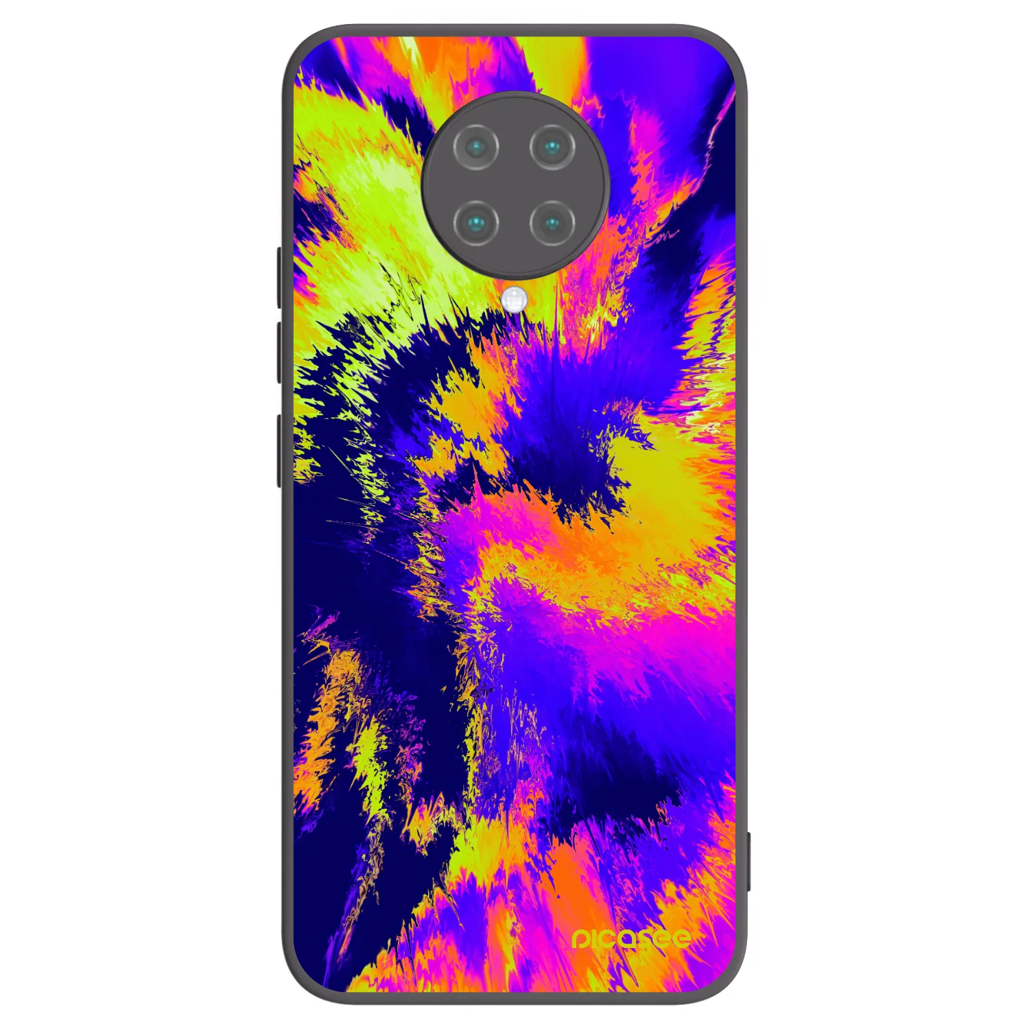 Picasee Xiaomi Poco F2 Pro Hülle - Schwarzes Silikon - Burn