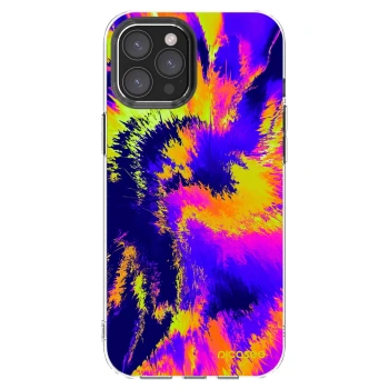 Picasee Apple iPhone 12 Pro Max Hülle - Transparentes Silikon - Burn