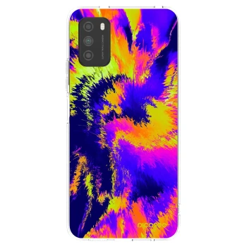 Picasee Xiaomi Poco M3 Hülle - Transparentes Silikon - Burn