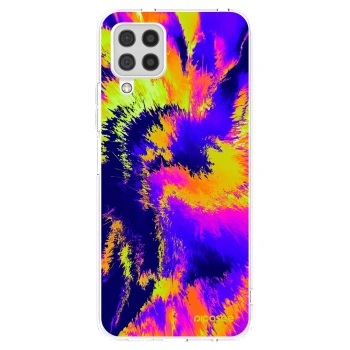 Picasee Samsung Galaxy A22 A225F 4G Hülle - Transparentes Silikon - Burn