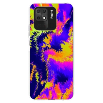 Picasee Xiaomi Redmi 10C Hülle - Transparentes Silikon - Burn