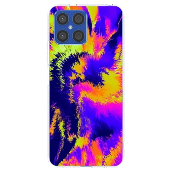 Picasee Honor X8 4G Hülle - Transparentes Silikon - Burn