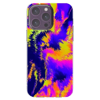 Picasee Apple iPhone 14 Pro Max Hülle - Transparentes Silikon - Burn