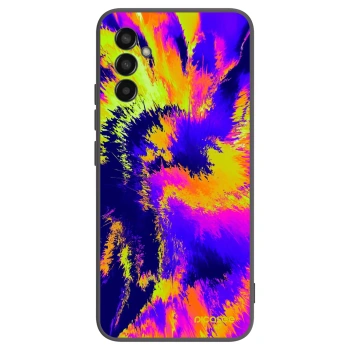 Picasee Samsung Galaxy M13 M135F Hülle - Schwarzes Silikon - Burn