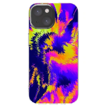 Picasee Apple iPhone 15 Hülle - Transparentes Silikon - Burn