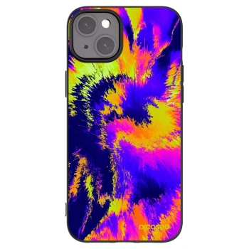 Picasee Apple iPhone 15 Plus Hülle - Schwarzes Silikon - Burn