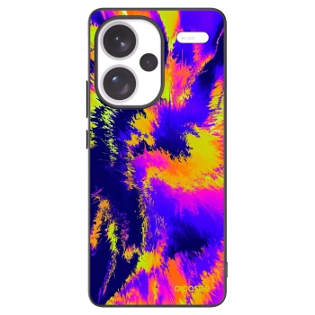 Picasee Xiaomi Redmi Note 13 Pro+ 5G Hülle - Schwarzes Silikon - Burn