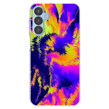 Picasee Samsung Galaxy A15 A156B 5G Hülle - Transparentes Silikon - Burn