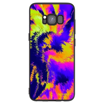 Picasee Samsung Galaxy S8 G950F Hülle - Schwarzes Silikon - Burn