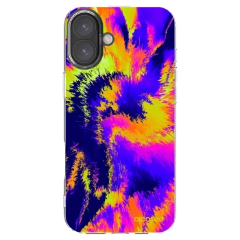 Picasee Apple iPhone 16 Plus Hülle - Transparentes Silikon - Burn