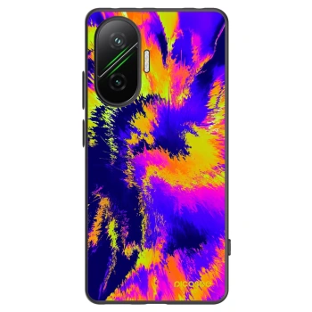 Picasee Xiaomi Poco F7 5G Hülle - Schwarzes Silikon - Burn