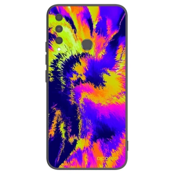 Picasee Huawei P40 Lite E Hülle - Schwarzes Silikon - Burn