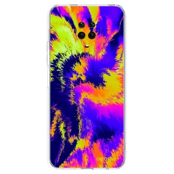 Picasee Xiaomi Redmi Note 9 Pro Hülle - Transparentes Silikon - Burn