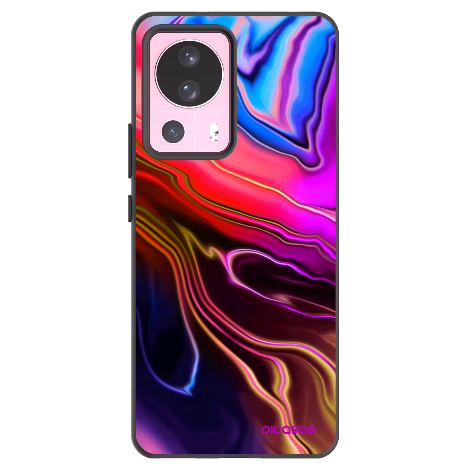 Picasee Xiaomi 13 Lite Hülle - Schwarzes Silikon - Electric
