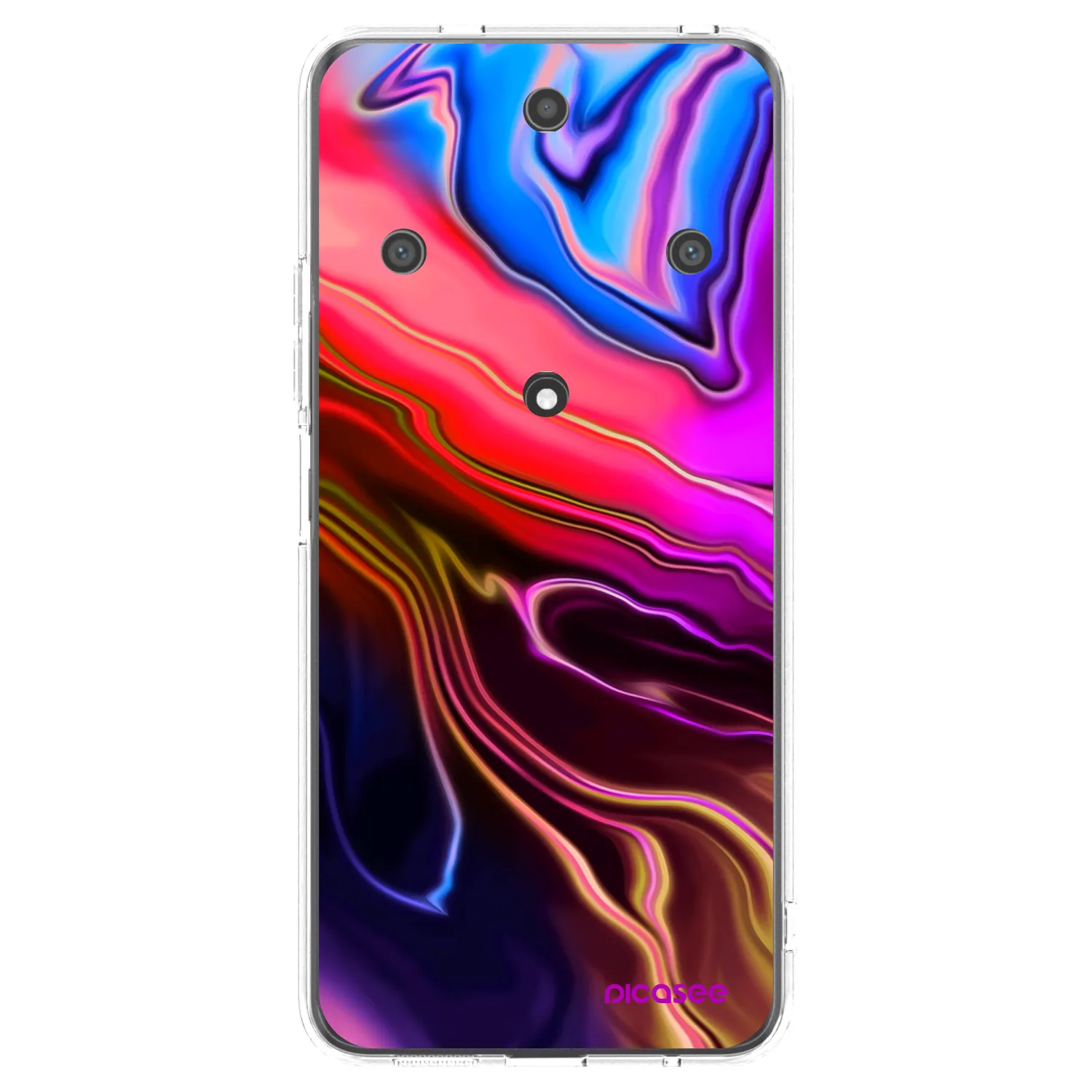 Picasee Honor Magic5 Lite 5G Hülle - Transparentes Silikon - Electric
