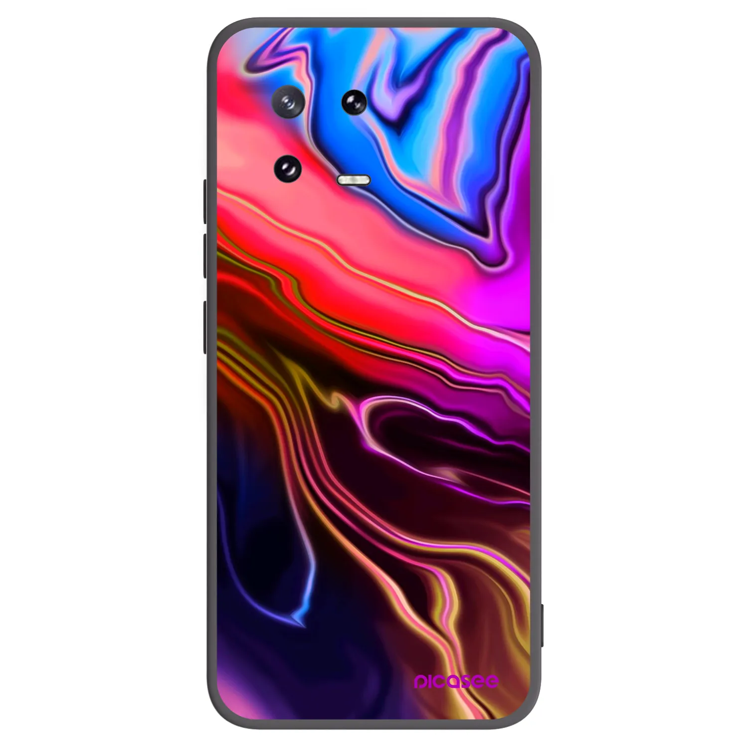 Picasee Xiaomi 13 Pro Hülle - Schwarzes Silikon - Electric