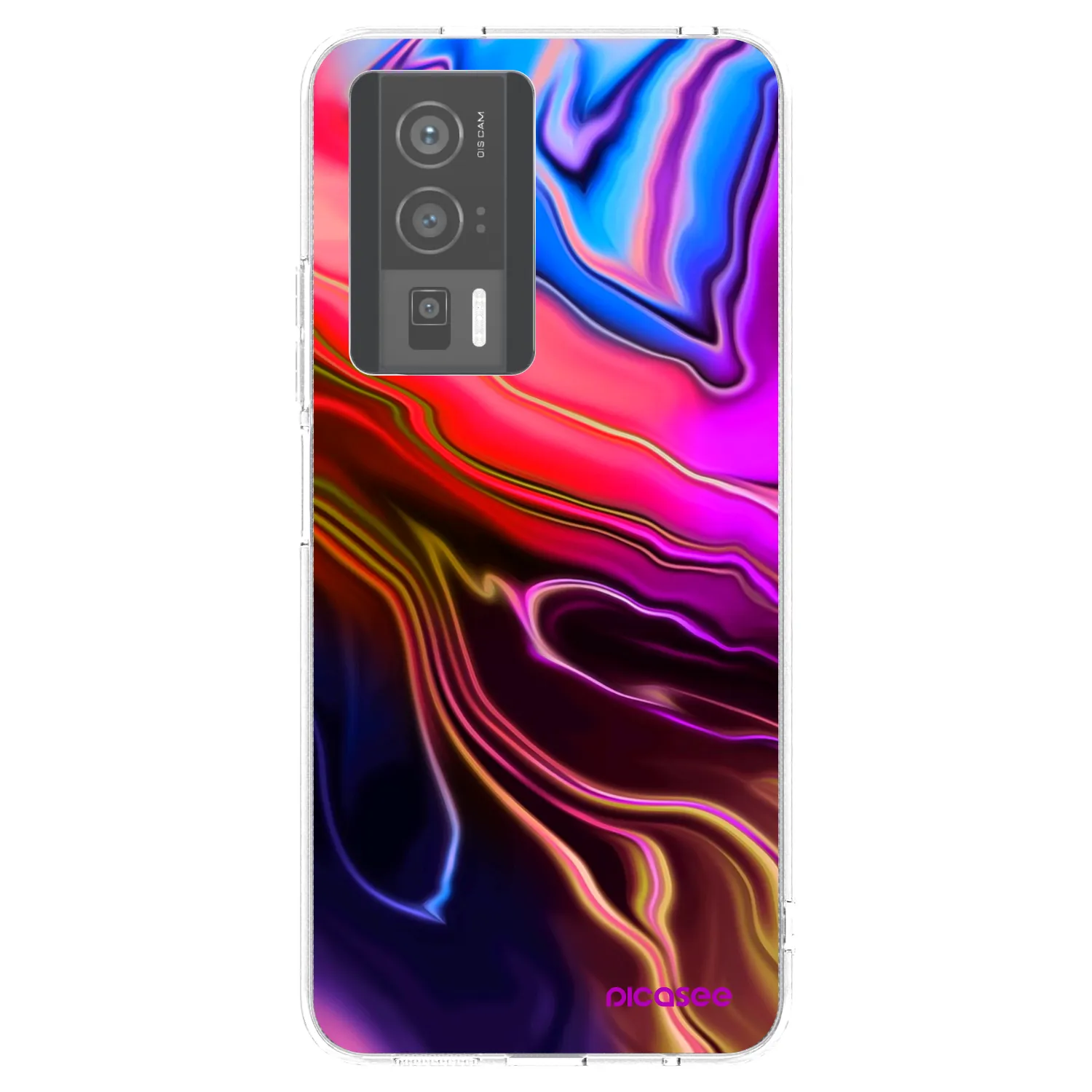 Picasee Xiaomi Poco F5 Pro 5G Hülle - Transparentes Silikon - Electric