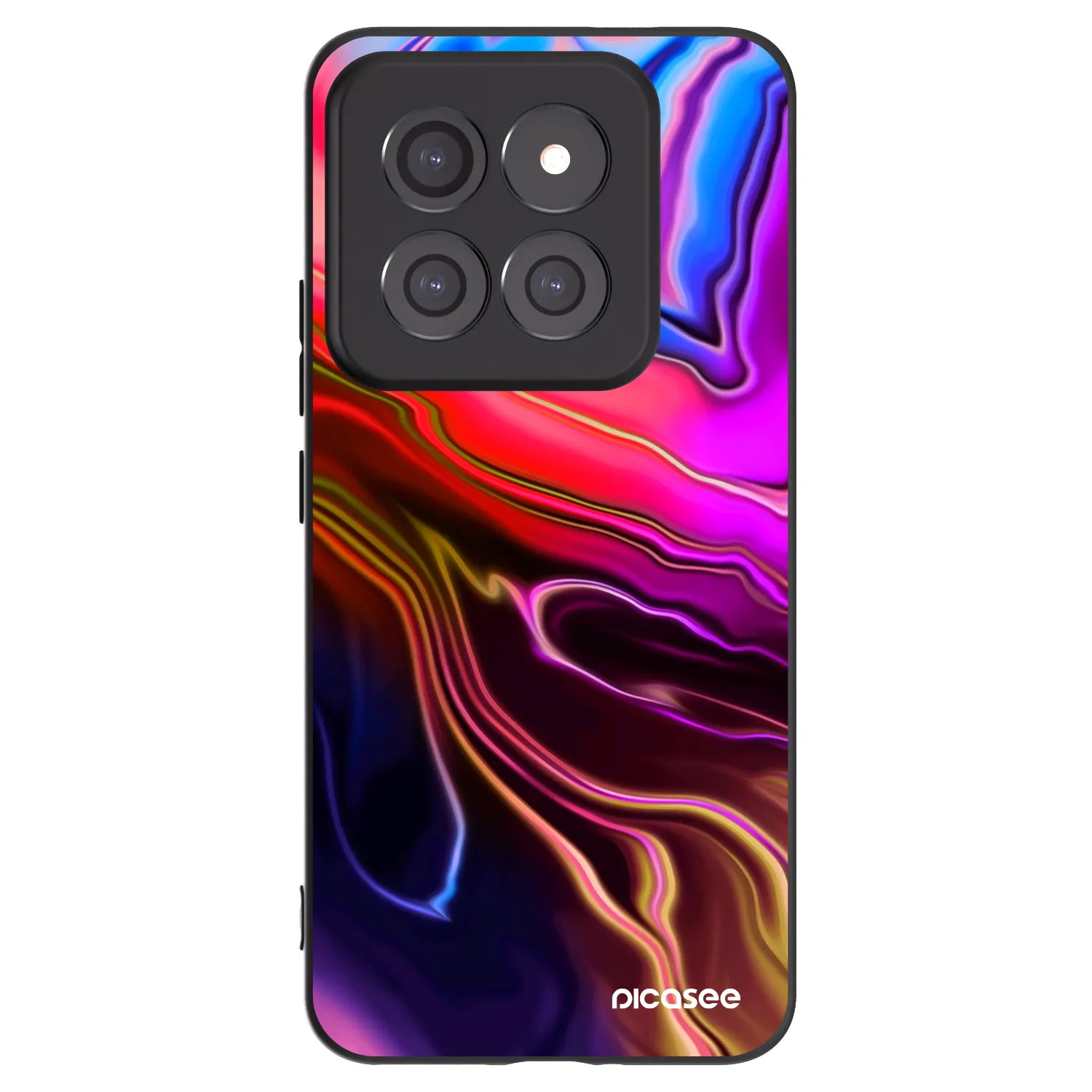 Picasee Xiaomi 14 Pro Hülle - Schwarzes Silikon - Electric