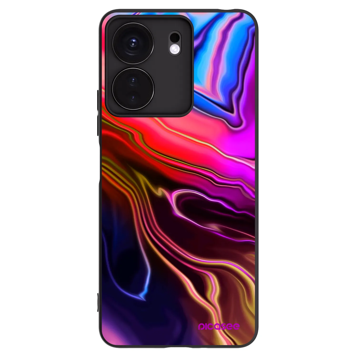 Picasee Xiaomi Redmi 13C 4G Hülle - Schwarzes Silikon - Electric