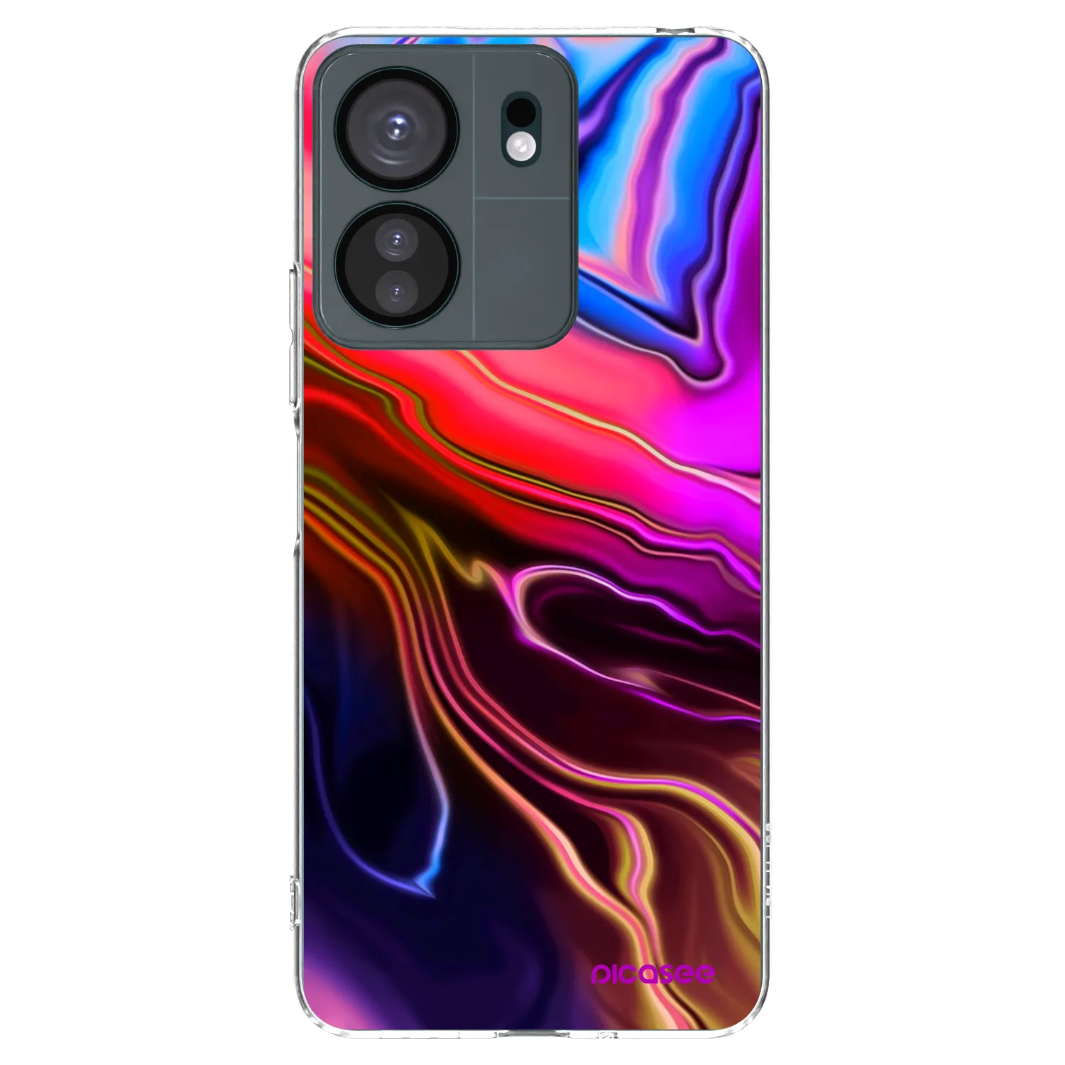 Picasee Xiaomi Redmi 13C 4G Hülle - Transparentes Silikon - Electric