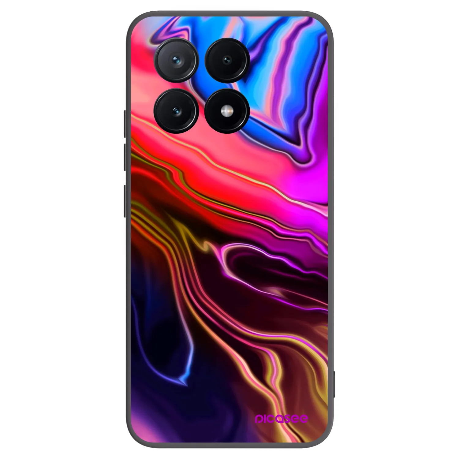 Picasee Xiaomi Poco X6 Pro Hülle - Schwarzes Silikon - Electric