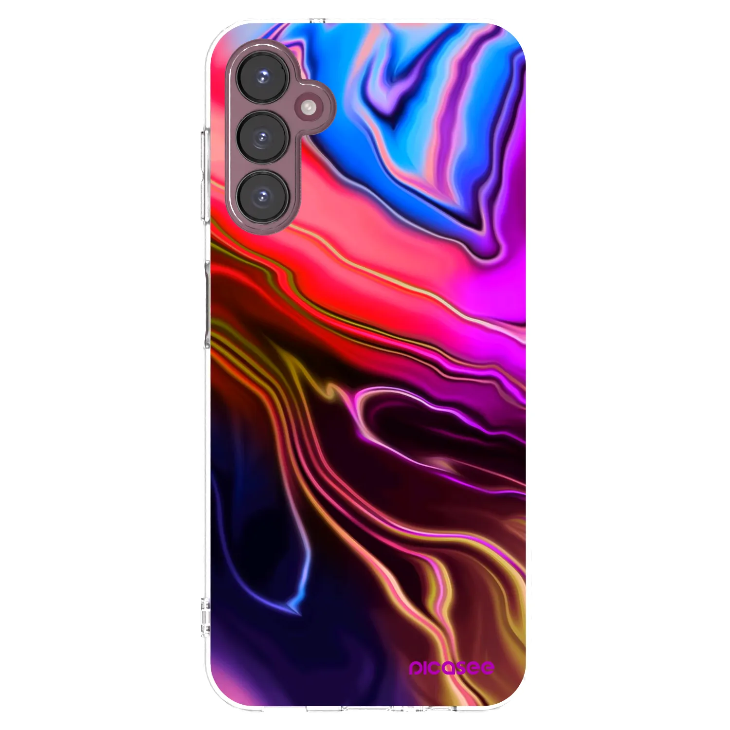 Picasee Samsung Galaxy A05s A057G Hülle - Transparentes Silikon - Electric