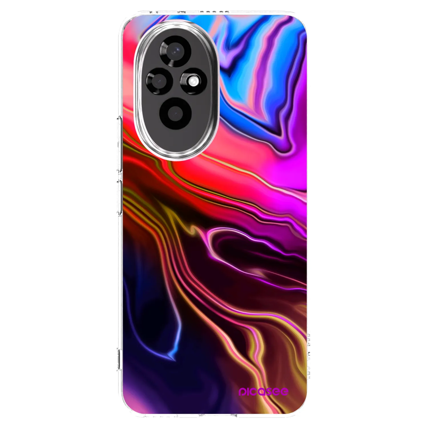 Picasee Honor 200 Pro 5G Hülle - Transparentes Silikon - Electric