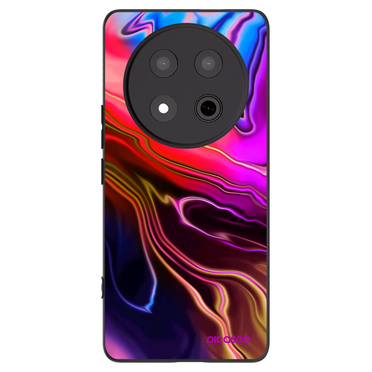 Picasee Honor Magic7 Lite 5G Hülle - Schwarzes Silikon - Electric