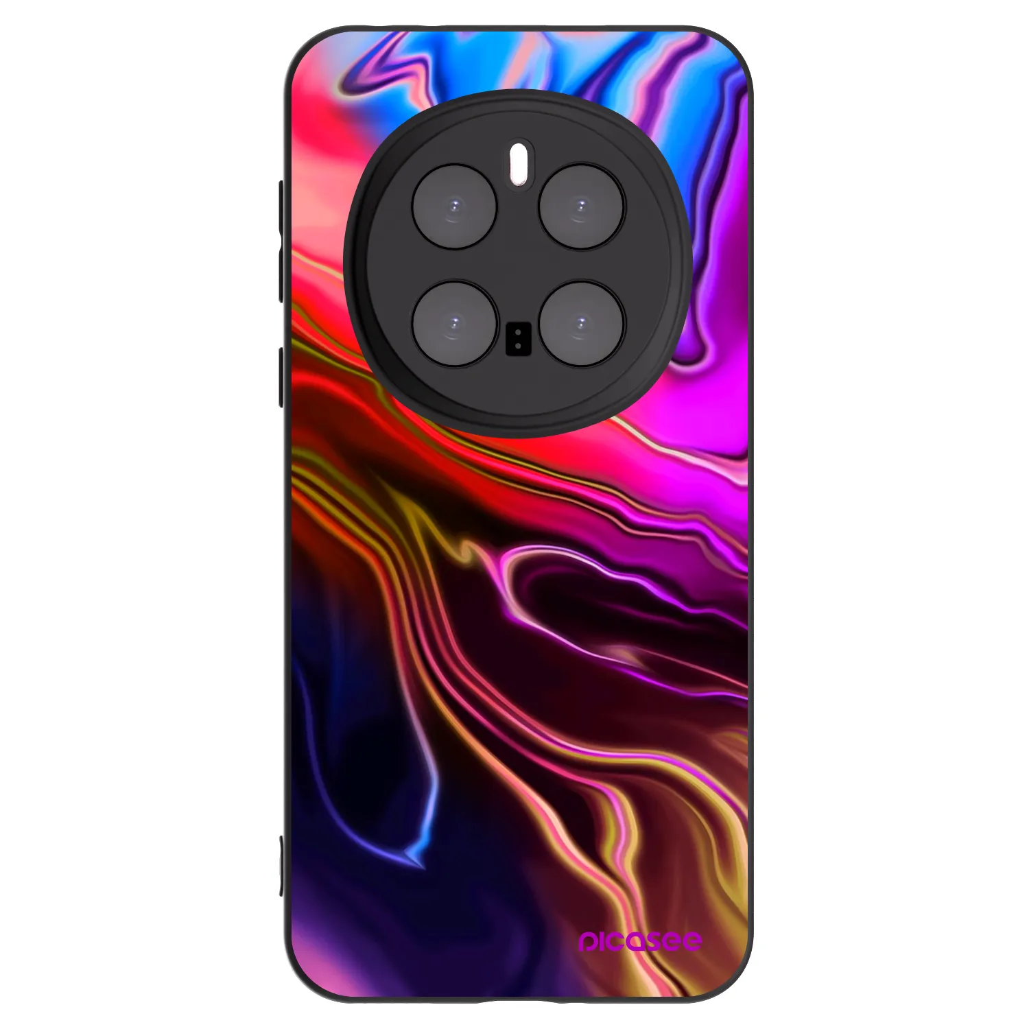 Picasee Honor Magic7 Pro 5G Hülle - Schwarzes Silikon - Electric