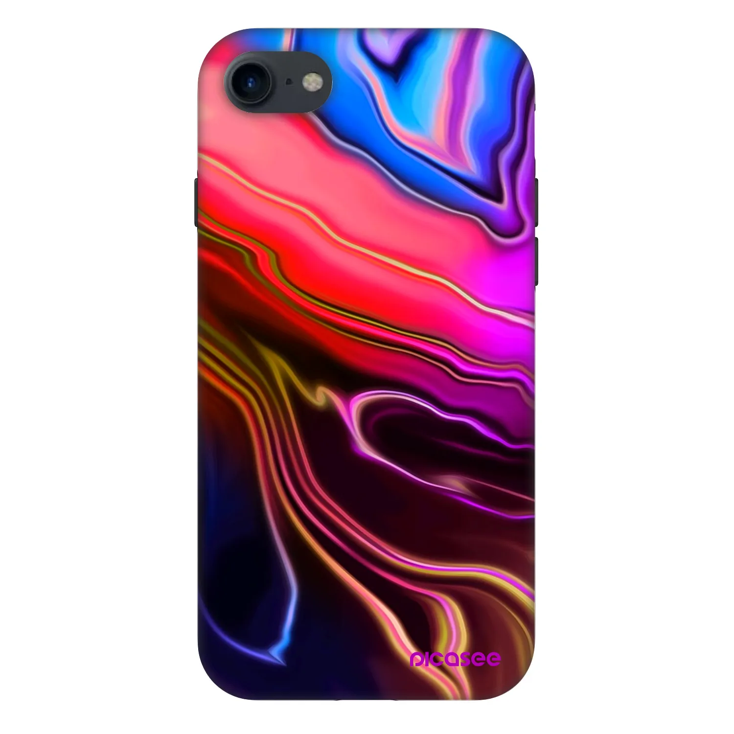 Picasee Fashion Case für Apple iPhone SE 2020 - Electric