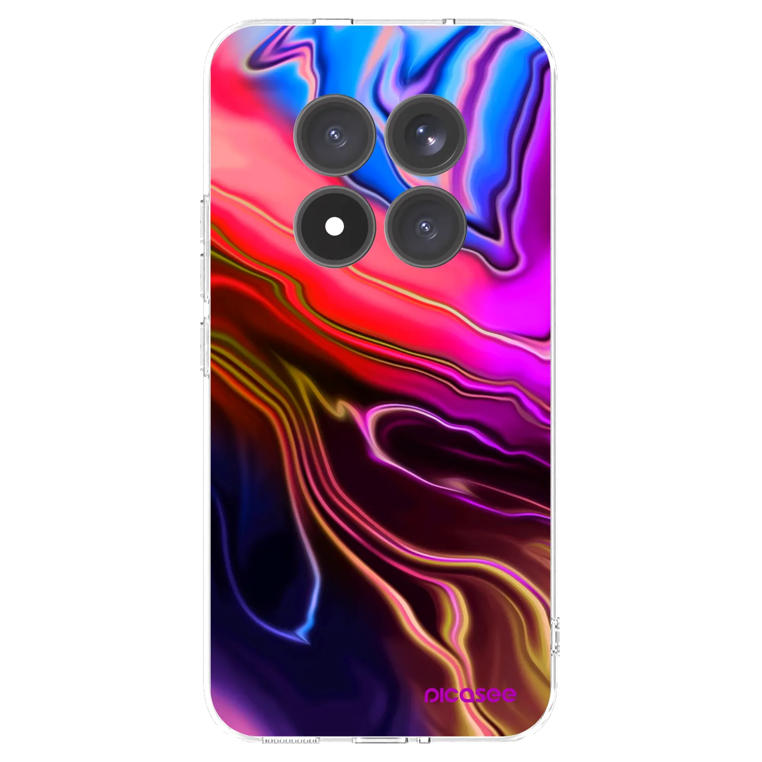 Picasee Xiaomi Redmi Note 15 Pro+ Hülle - Transparentes Silikon - Electric