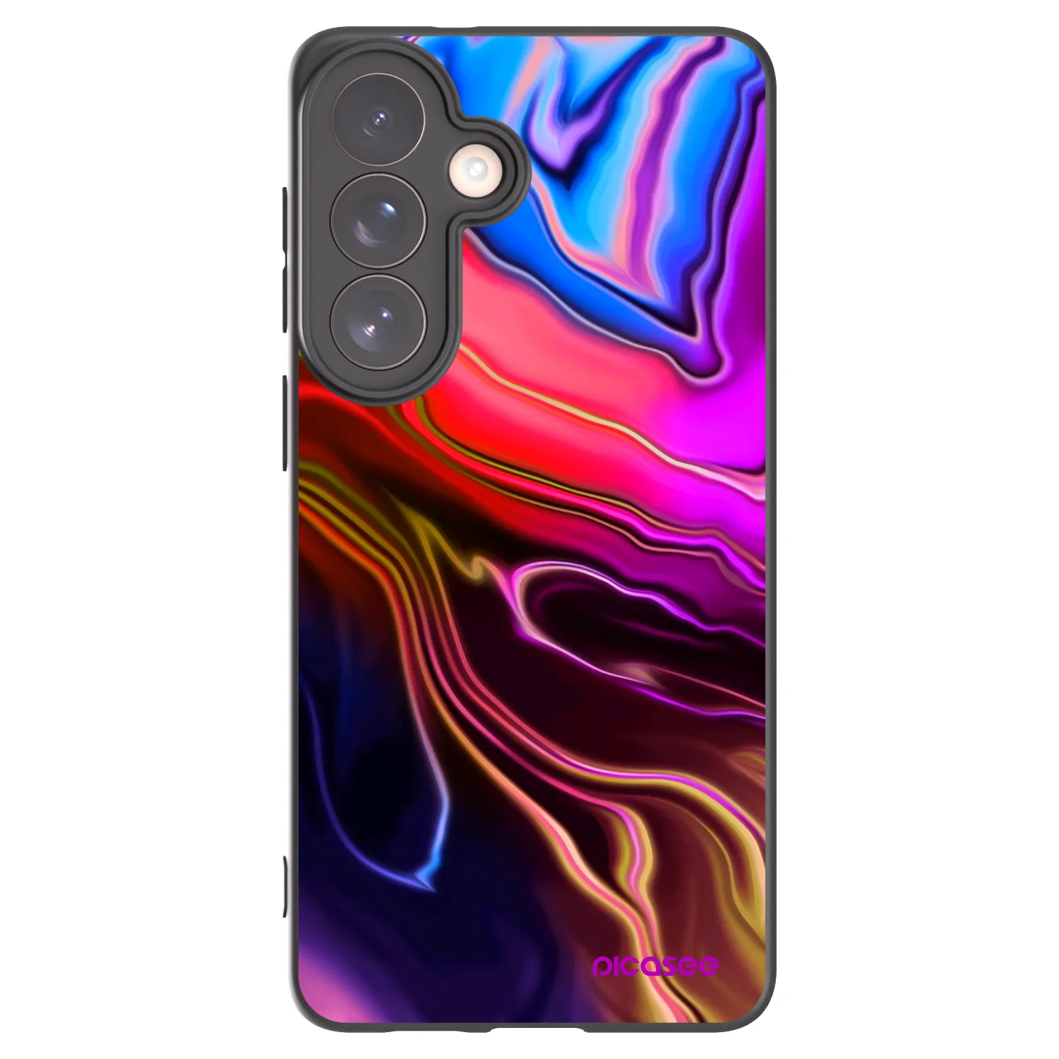 Picasee Samsung Galaxy S26+ Hülle - Schwarzes Silikon - Electric