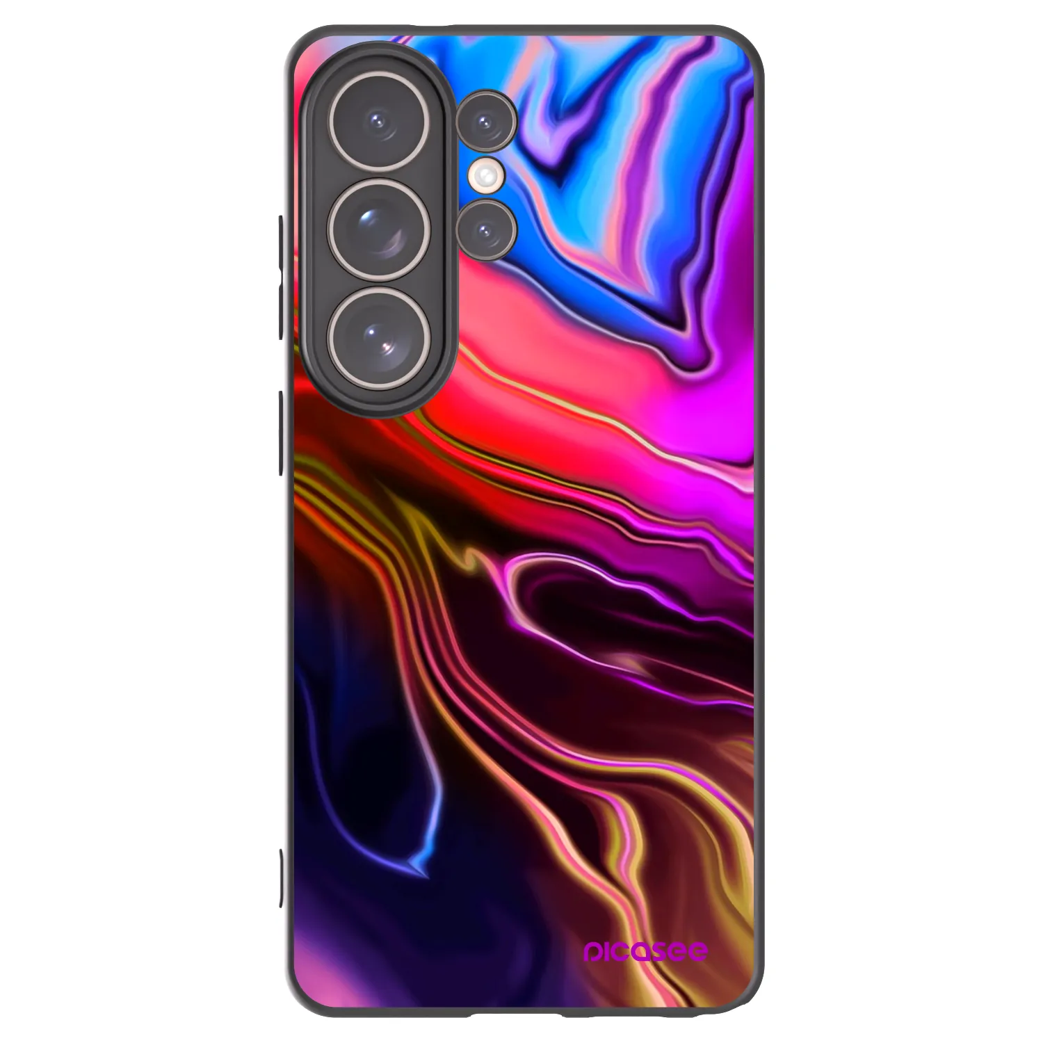 Picasee Samsung Galaxy S26 Ultra Hülle - Schwarzes Silikon - Electric