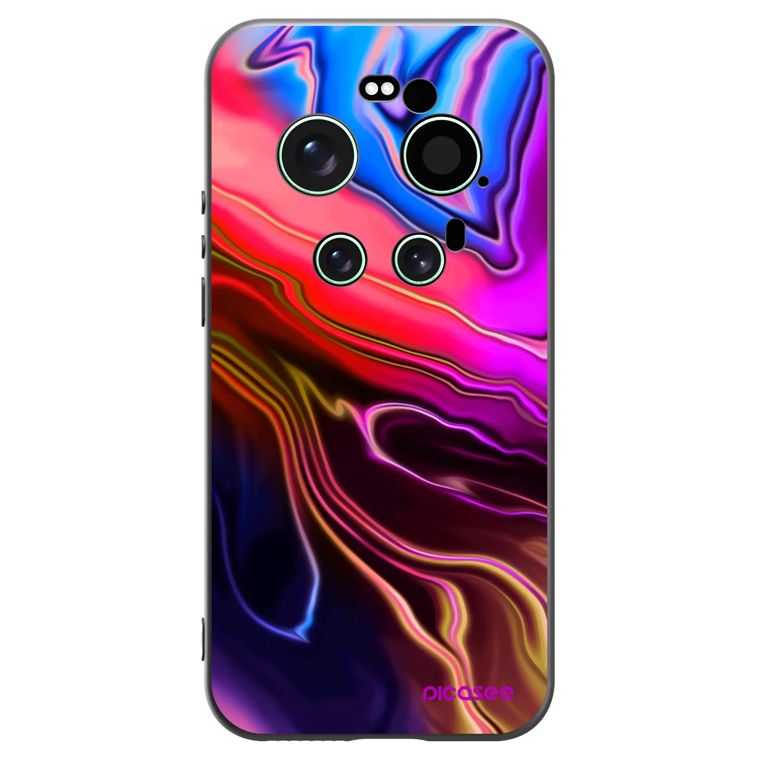 Picasee Xiaomi 17 Ultra Hülle - Schwarzes Silikon - Electric