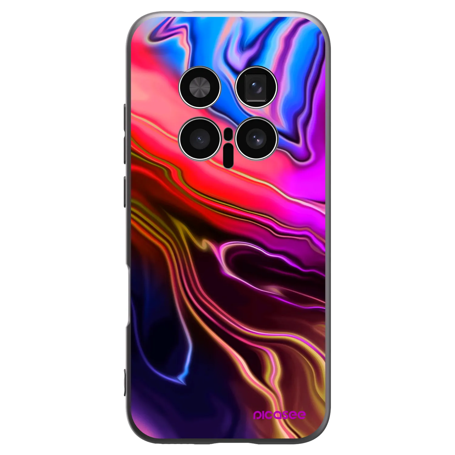 Picasee Honor Magic8 Pro 5G Hülle - Schwarzes Silikon - Electric