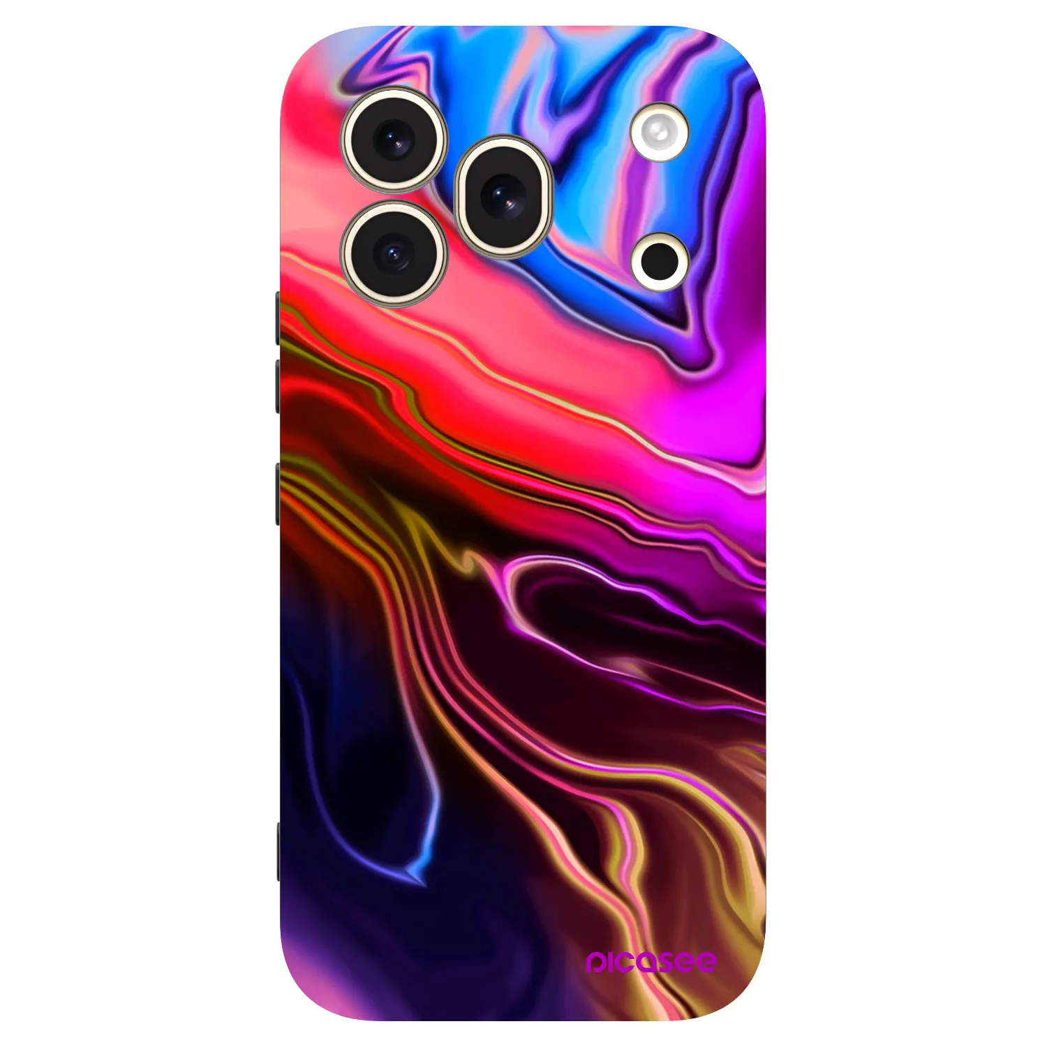 Picasee Honor 600 Pro Hülle - Schwarzes Silikon - Electric