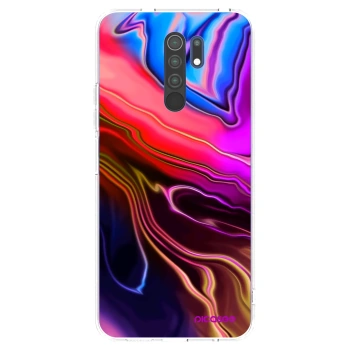 Picasee Xiaomi Redmi 9 Hülle - Transparentes Silikon - Electric