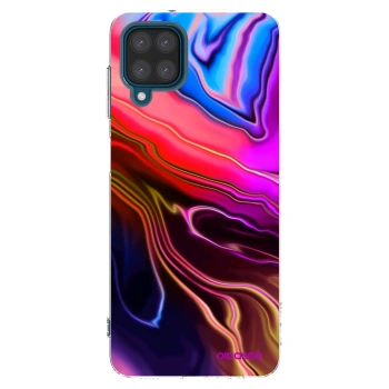 Picasee Samsung Galaxy A12 A125F Hülle - Transparentes Silikon - Electric