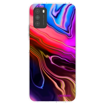 Picasee Xiaomi Poco M3 Hülle - Transparentes Silikon - Electric