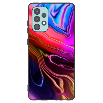 Picasee Samsung Galaxy A72 A725F Hülle - Schwarzes Silikon - Electric