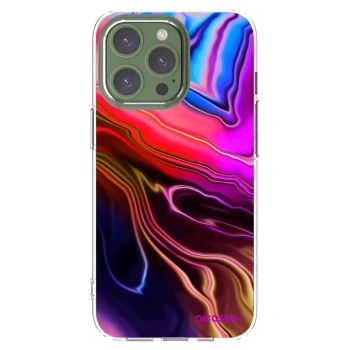 Picasee Apple iPhone 13 Pro Hülle - Transparentes Silikon - Electric