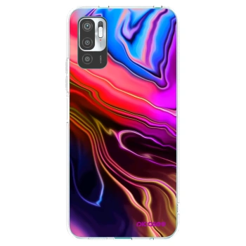 Picasee Xiaomi Redmi Note 10 5G Hülle - Transparentes Silikon - Electric