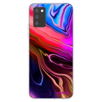 Picasee Samsung Galaxy A02s A025G Hülle - Transparentes Silikon - Electric