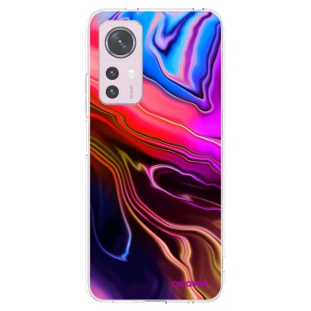 Picasee Xiaomi 12 Hülle - Transparentes Silikon - Electric