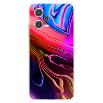 Picasee Xiaomi Redmi Note 12 5G Hülle - Transparentes Silikon - Electric