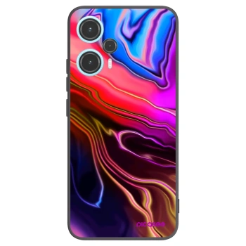 Picasee Xiaomi Poco F5 Hülle - Schwarzes Silikon - Electric