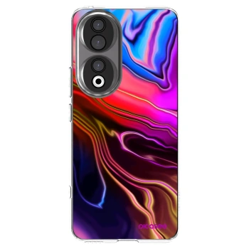 Picasee Honor 90 5G Hülle - Transparentes Silikon - Electric