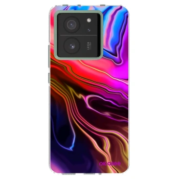 Picasee Xiaomi 13T Hülle - Transparentes Silikon - Electric